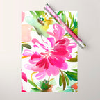bold peonies N.o 4 Wrapping Paper Gallery Image 1