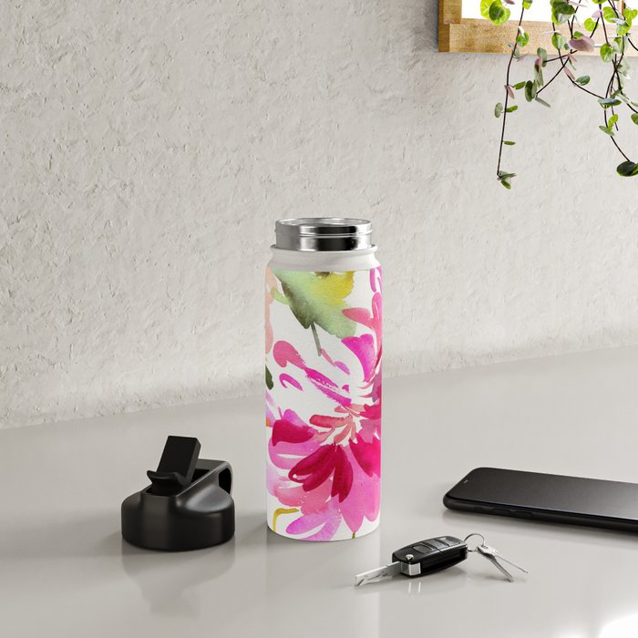 bold peonies N.o 4 Water Bottle Gallery Image 4