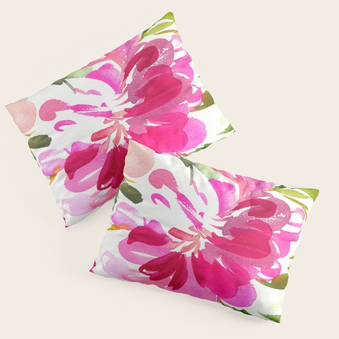 bold peonies N.o 4 Pillow Sham Gallery Image 3