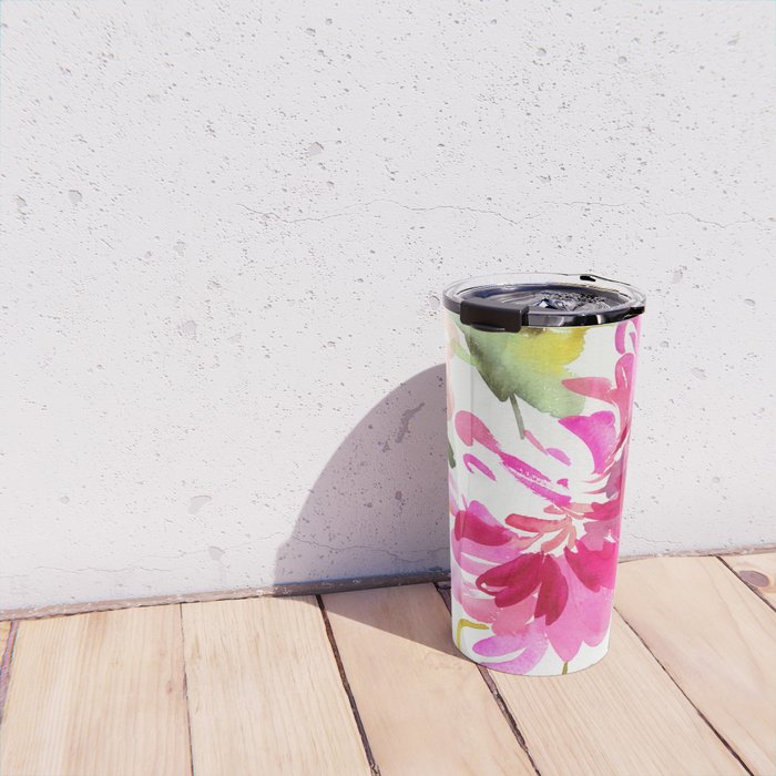 bold peonies N.o 4 Travel Mug Gallery Image 4