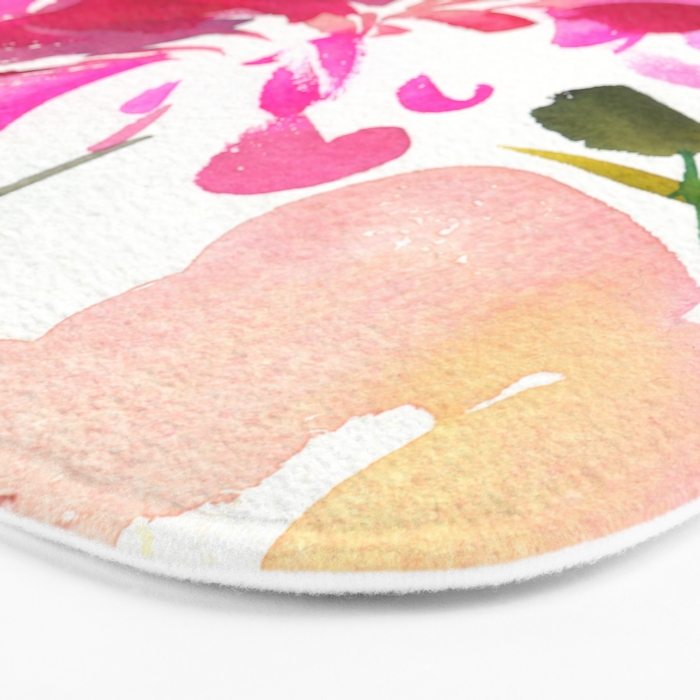 bold peonies N.o 4 Bath Mat Gallery Image 3