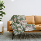 William Morris Wilhelmina Orkney Floral Throw Blanket Gallery Image 1