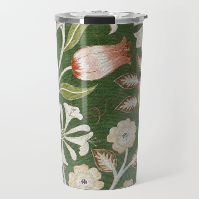 William Morris Wilhelmina Orkney Floral Travel Mug Gallery Image 1