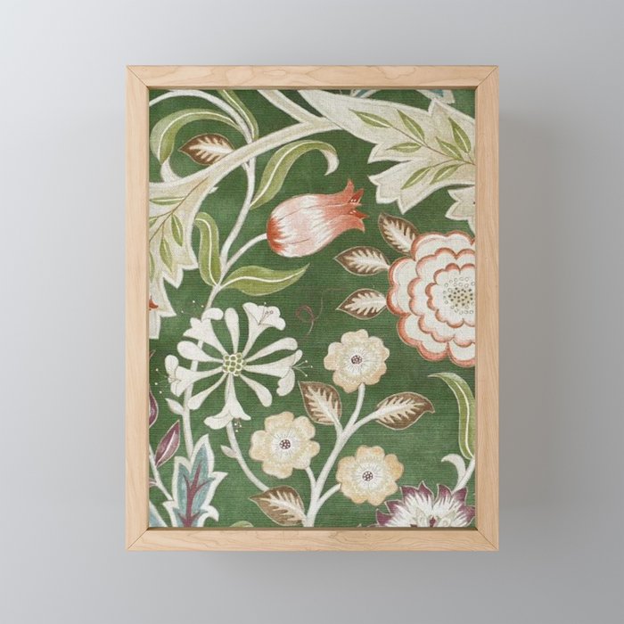 William Morris Wilhelmina Orkney Floral Mini Art Print Gallery Image 1
