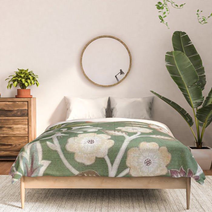 William Morris Wilhelmina Orkney Floral Comforter Gallery Image 3