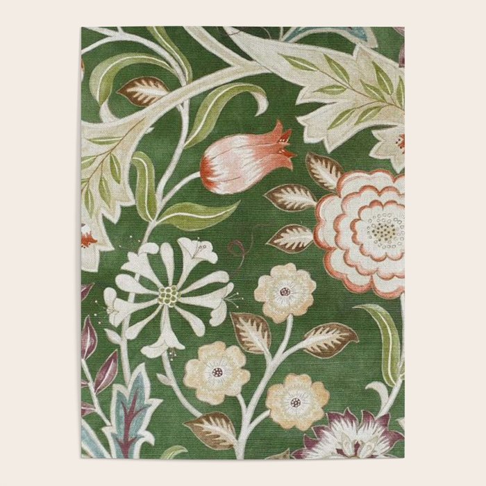 William Morris Wilhelmina Orkney Floral Poster Gallery Image 1