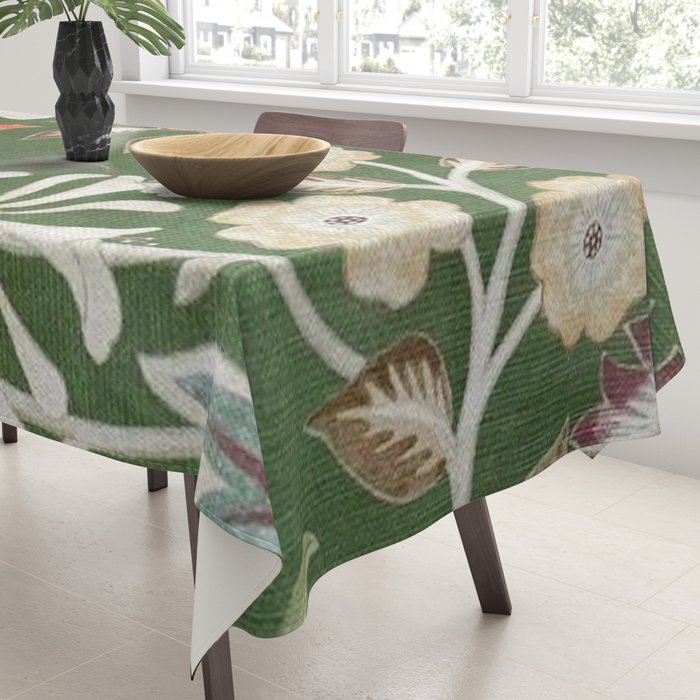 William Morris Wilhelmina Orkney Floral Tablecloth Gallery Image 3