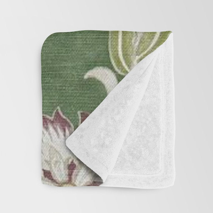 William Morris Wilhelmina Orkney Floral Throw Blanket Gallery Image 3