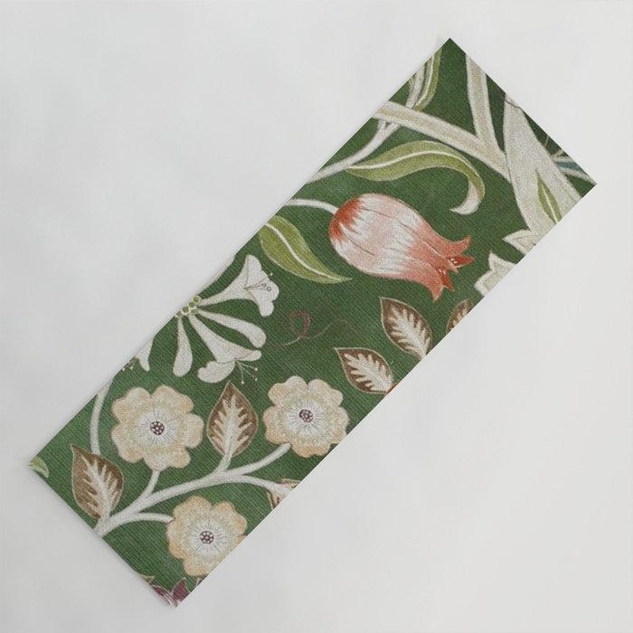 William Morris Wilhelmina Orkney Floral Yoga Mat Gallery Image 1