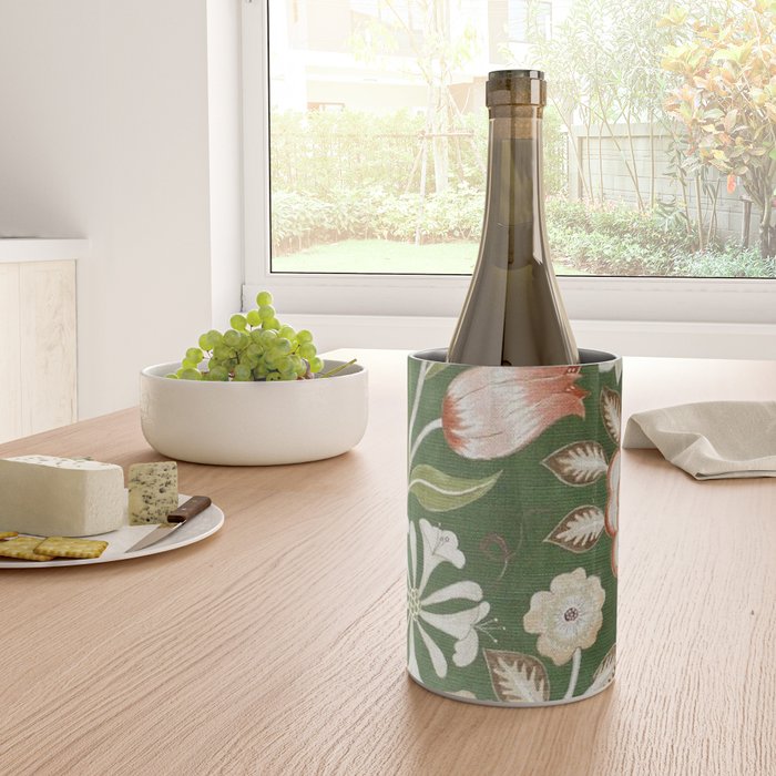 William Morris Wilhelmina Orkney Floral Wine Chiller Gallery Image 4