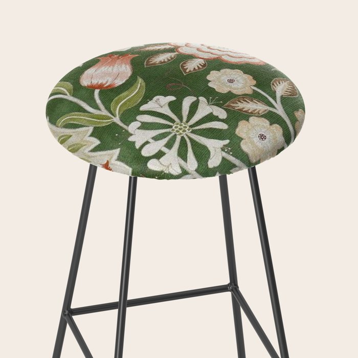 William Morris Wilhelmina Orkney Floral Stool Gallery Image 2