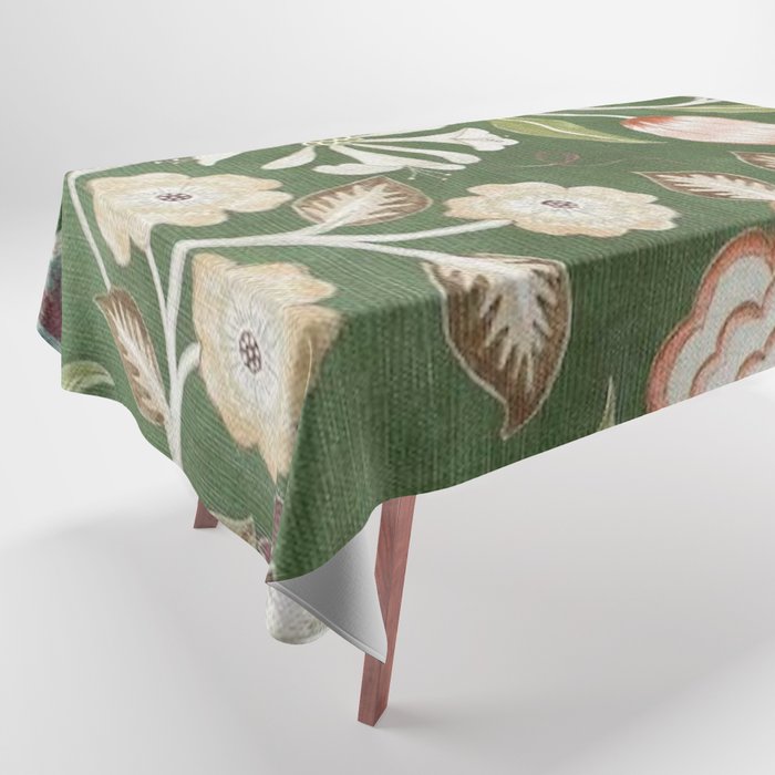 William Morris Wilhelmina Orkney Floral Tablecloth Gallery Image 1