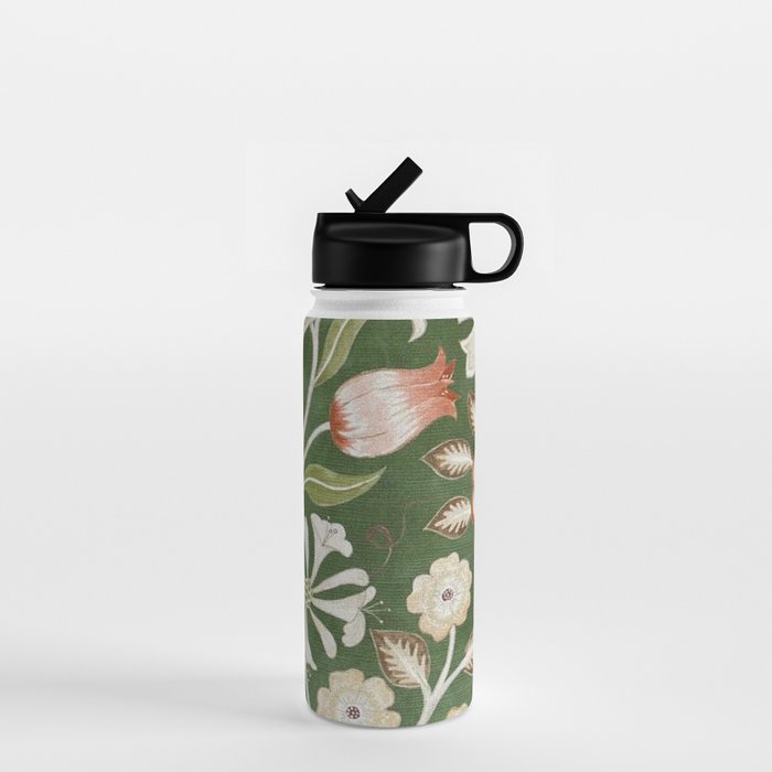 William Morris Wilhelmina Orkney Floral Water Bottle Gallery Image 1
