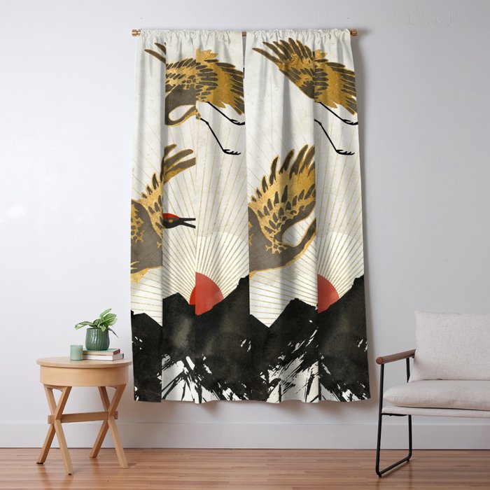 Elegant Flight II Window Curtain Gallery Image 1