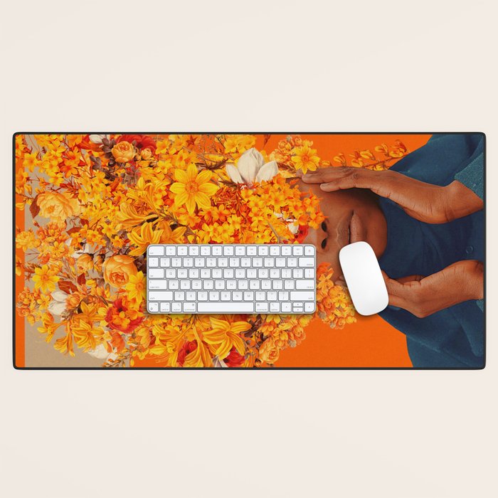 Blooming for You again and again Desk Mat Gallery Image 1