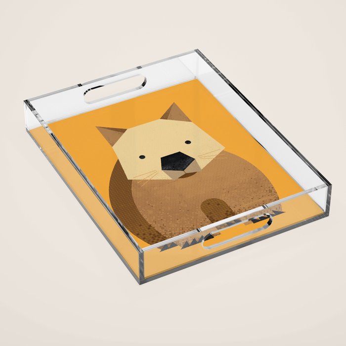 Whimsy Wombat Acrylic Tray Gallery Image 1