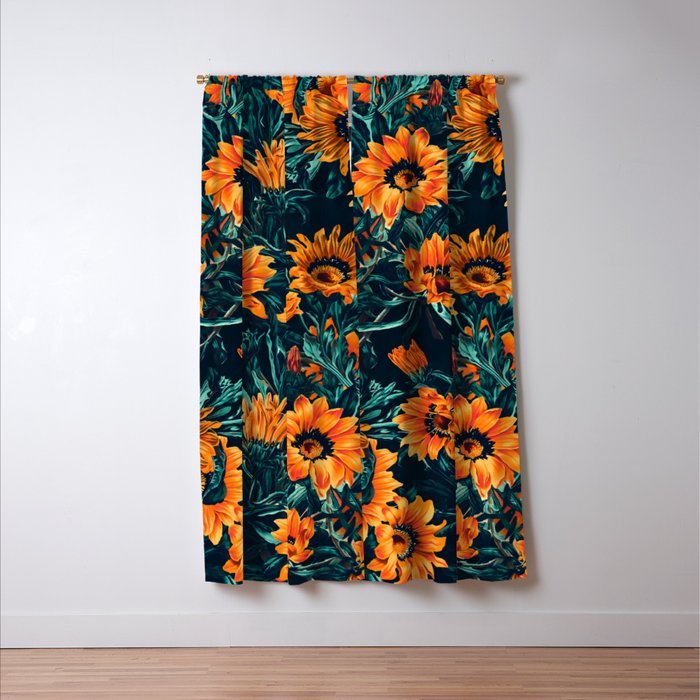 Summer Dreams - Gazania II Window Curtain Gallery Image 3