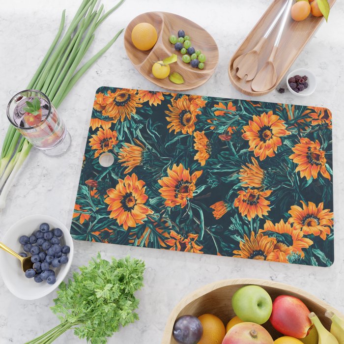 Summer Dreams - Gazania II Cutting Board Gallery Image 2