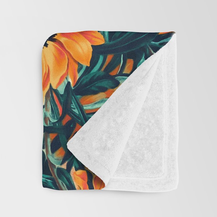 Summer Dreams - Gazania II Throw Blanket Gallery Image 3