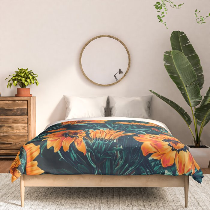 Summer Dreams - Gazania II Comforter Gallery Image 3