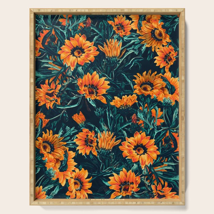 Summer Dreams - Gazania II Serving Tray Gallery Image 1