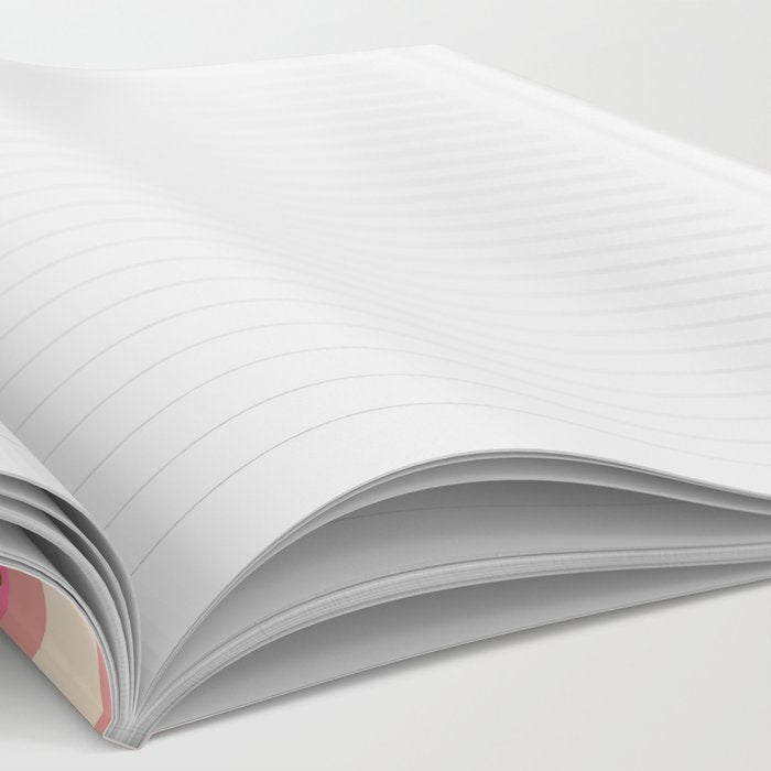 Retro Daisy - Pink and Cream Notebook Gallery Image 2