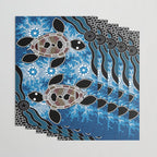 Authentic Aboriginal Art - Sea Turtles Wrapping Paper Gallery Image 3