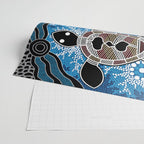 Authentic Aboriginal Art - Sea Turtles Wrapping Paper Gallery Image 2