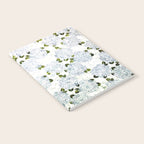 White Blue Ice Snow Hydrangea Notebook Gallery Image 2