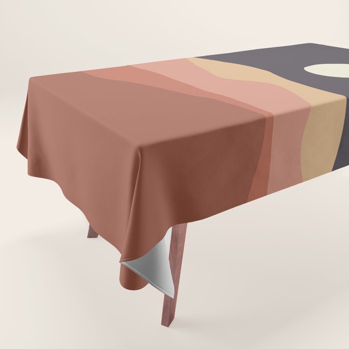 Geometric Landscape 23B Tablecloth Gallery Image 1