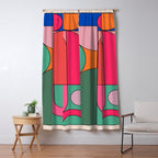 Geometric Shapes 239 Window Curtain Gallery Image 5