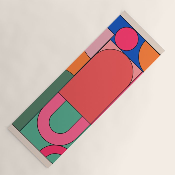 Geometric Shapes 239 Yoga Mat Gallery Image 1