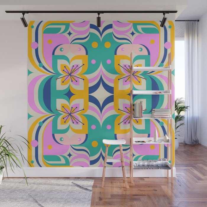 Flower Girls Wall Mural Gallery Image 1