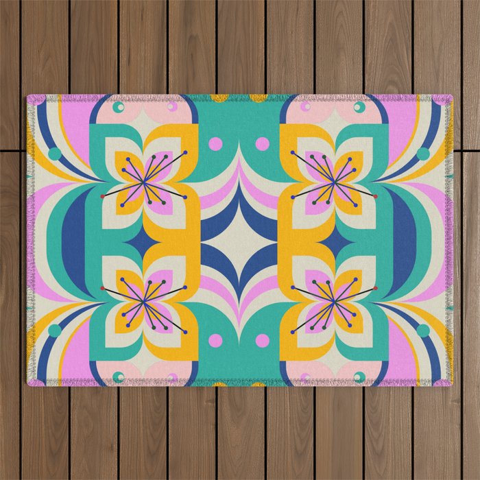 Flower Girls Outdoor Rug Gallery Image 1
