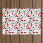 Red Poppy Outdoor Rug Gallery Image 1