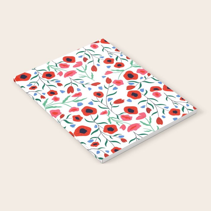 Red Poppy Notebook Gallery Image 1