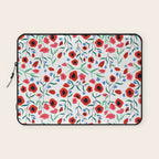 Red Poppy Laptop Sleeve Gallery Image 1