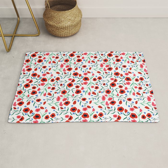 Red Poppy Rug Gallery Image 1