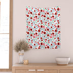 Red Poppy Wall Tapestry Gallery Image 2