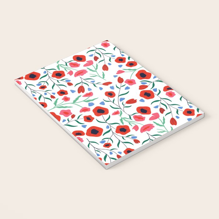 Red Poppy Notebook Gallery Image 3