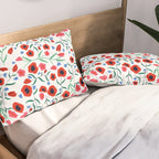 Red Poppy Pillow Sham Gallery Image 2
