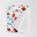 Red Poppy Throw Blanket Gallery Image 3