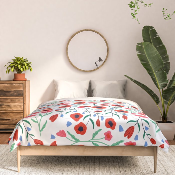 Red Poppy Comforter Gallery Image 3