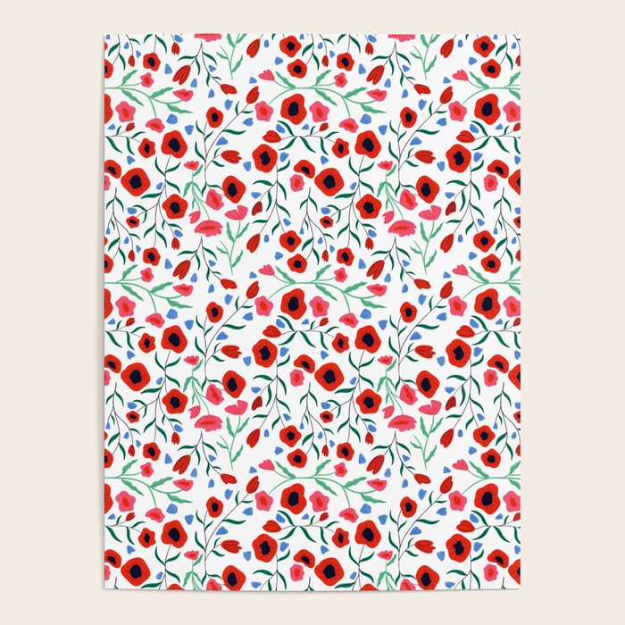 Red Poppy Poster Gallery Image 4