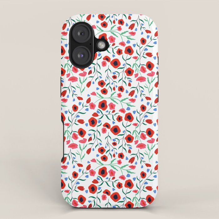 Red Poppy iPhone Case Gallery Image 1