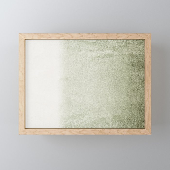 FADING GREEN SAGE Mini Art Print Gallery Image 1