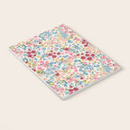 Blooming Cottage Garden Boho Ditsy Floral Notebook Gallery Image 3