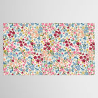 Blooming Cottage Garden Boho Ditsy Floral Tablecloth Gallery Image 2