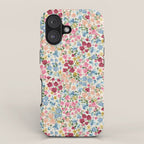 Blooming Cottage Garden Boho Ditsy Floral iPhone Case Gallery Image 1