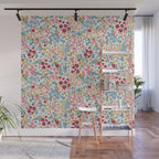 Blooming Cottage Garden Boho Ditsy Floral Wall Mural Gallery Image 1